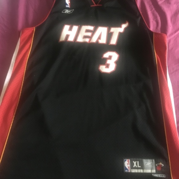 AUTHENTIC MIAMI HEAT JERSEY- WADE - Picture 7 of 7